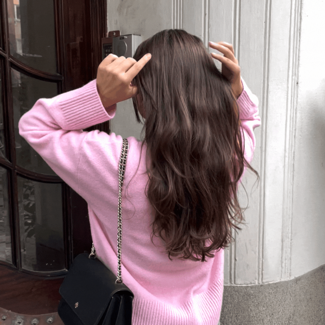 Solid Hair Clip - Pink - Hermine Hold