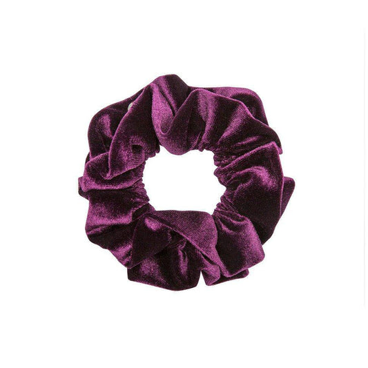 Velvet Scrunchie - Plum - Hermine Hold
