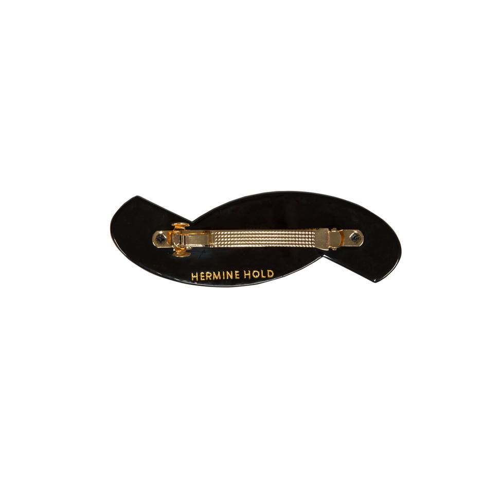 Sparkly Hair Barette - BLACK - Hermine Hold