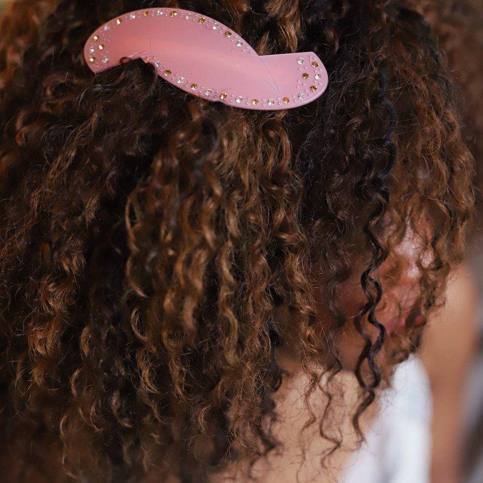 Sparkly Hair Barette - PINK - Hermine Hold